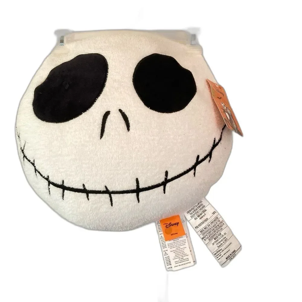 JACK SKELLINGTON The Nightmare Before Christmas DISNEY Round Plush Pillow 16 in